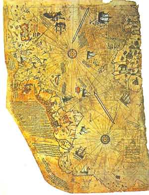 Карта Пири Рейса 1513 Г